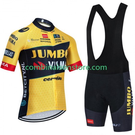 Combinaison Cycliste + Cuissard à Bretelles Jumbo Visma 2023